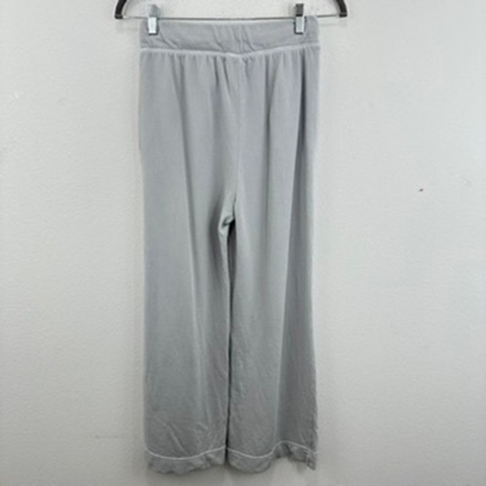 Z Supply Womens XS Gray Drawstring Waist Pocket Loungewear Wide Leg Pants - Picture 7 of 9